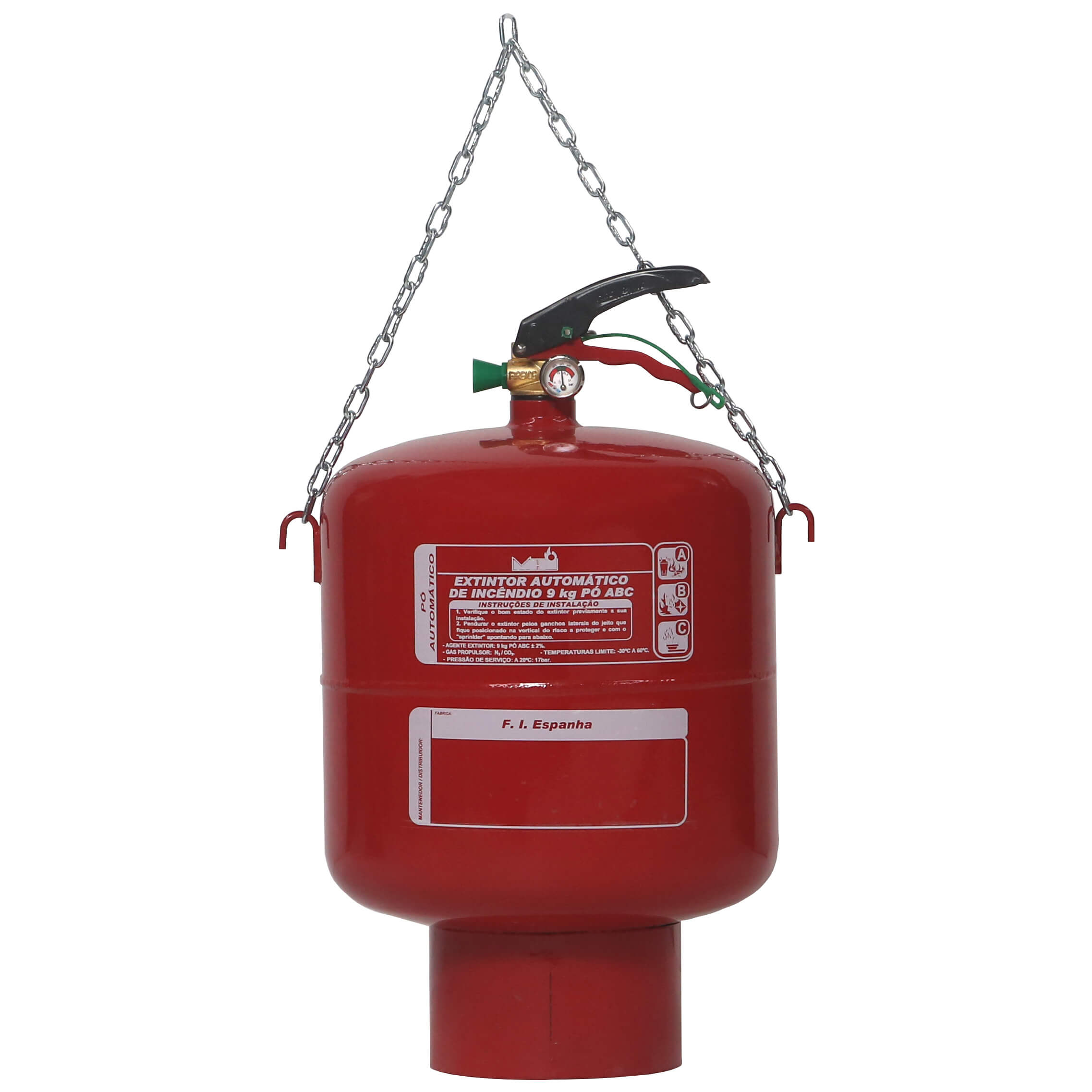 Extintor Pó-Químico ABC 2KG - A Loja do extintor