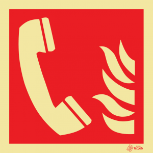 Sinalética ISO Telefone de Emergência - ISO024