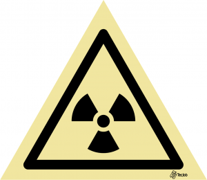 Sinalética Perigo Radiação - IS0135