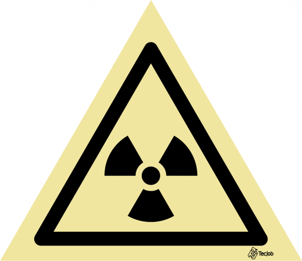 Sinalética Perigo Radiação - IS0135
