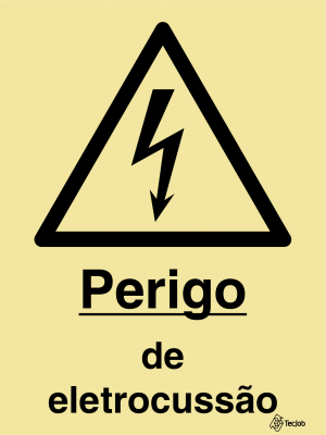 Sinalética Perigo de Electrocussão - IS0145