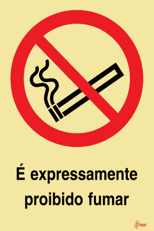 Sinalética É Expressamente Proibido Fumar - PR0031