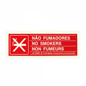 Sinalética Não Fumadores - IN1932