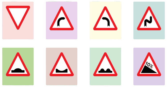 sinais de trânsito - perigo