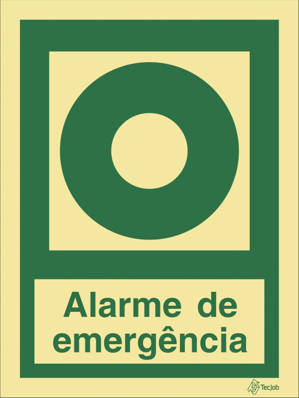 Sinalética de Alarme de Emergência - E0306