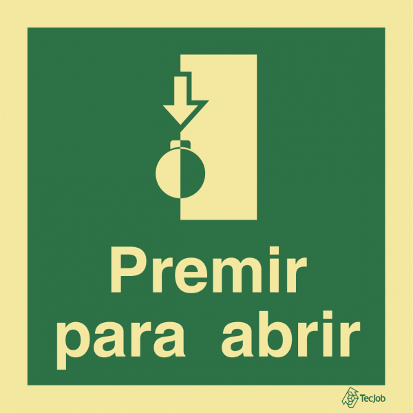 Sinalética Premir para Abrir - E0416