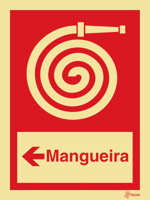 Sinalética mangueira à Esquerda - I0028