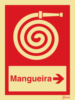 Sinalética Mangueira à Direita - I0029