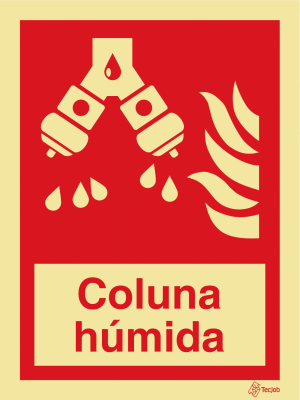 Sinalética Coluna Húmida - I0242