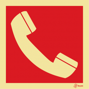 Sinalética Telefone de Emergência - I0262