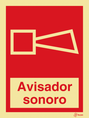 Sinalética Avisador Sonoro - I0310