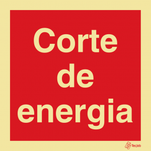 Sinalética Corte de Energia - I0496