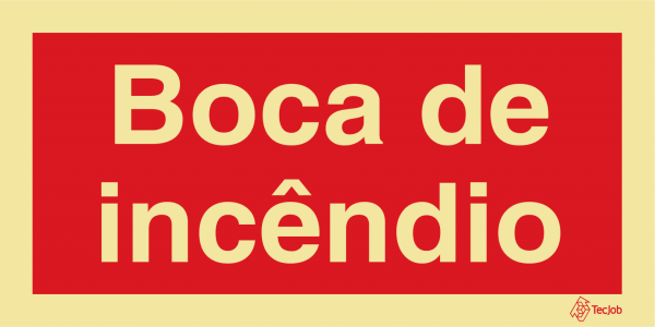 Sinalética Boca de Incêndio - I0578