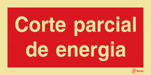 Sinalética Corte Parcial de Energia - I0604