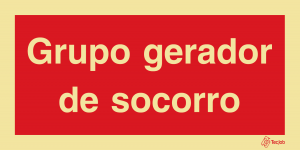 Sinalética Grupo Gerador de Socorro - I0627