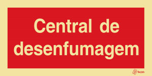 Sinalética Central de Desenfumagem - I0634