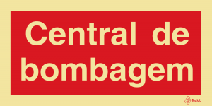 Sinalética Central de Bombagem - I0636