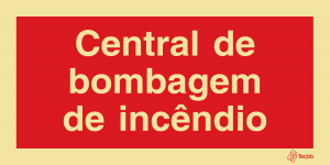 Sinalética Central de Bombagem de Incêndio - I0637