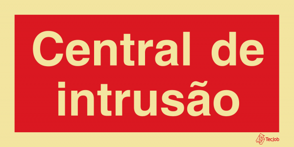 Sinalética Central de Intrusão - I0639