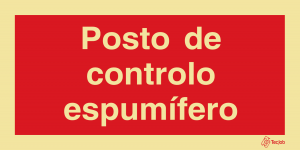 Sinalética Posto de Controlo Espumífero - I0643