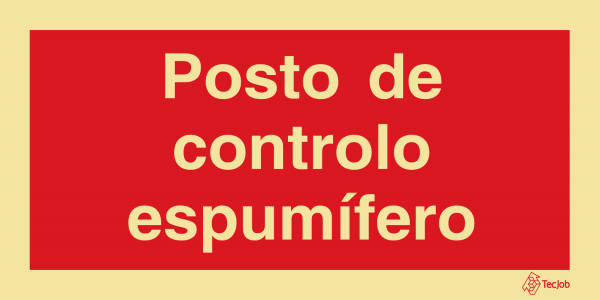 Sinalética Posto de Controlo Espumífero - I0643