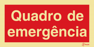 Sinalética Quadro de Emergência - I0647