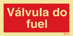 Sinalética Válvula do Fuel - I0664