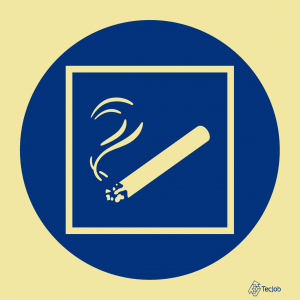 Sinalética Só é Permitido Fumar Dentro desta Zona - OB0134