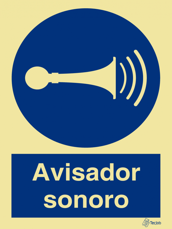 Sinalética Avisador Sonoro - OB0144