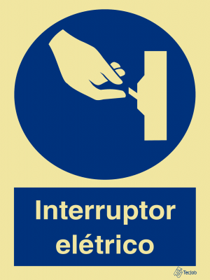 Sinalética Interruptor Elétrico - OB0195