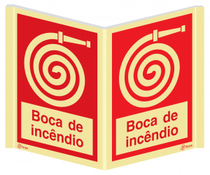Sinalética Panorâmica Boca de Incêndio - PA0117