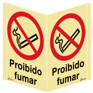 Sinalética Panorâmica Proibido Fumar - PA0161
