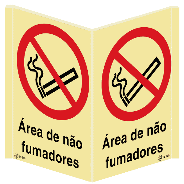 Sinalética Panorâmica Área de Não Fumadores - PA0162