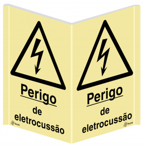 Sinalética Panorâmica Perigo de Eletrocussão - PA0164