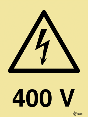 Sinalética Perigo 400 V - IS0148