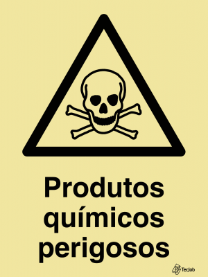 Sinalética Produtos Químicos Perigosos - IS0159