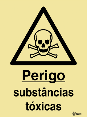 Sinalética Perigo Substâncias Tóxicas - IS0163