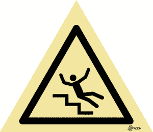 Sinalética Perigo Escada - IS0173