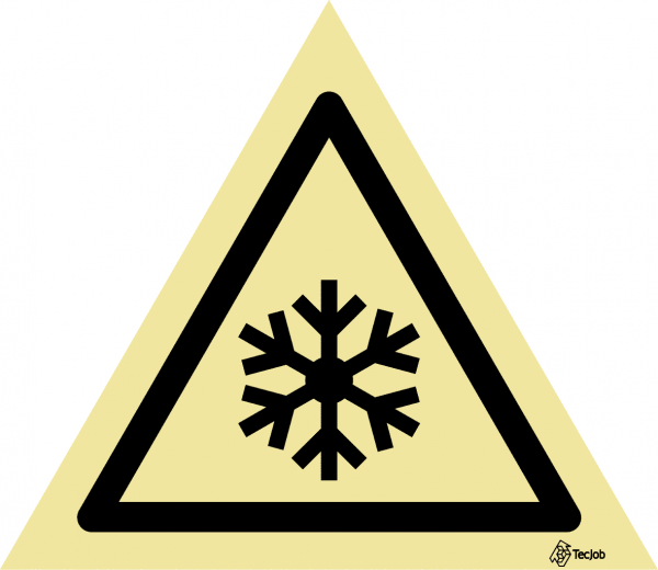 Sinalética Perigo Temperatura Baixa - IS0313