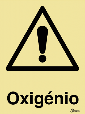 Sinalética Perigo Oxigénio - IS0482