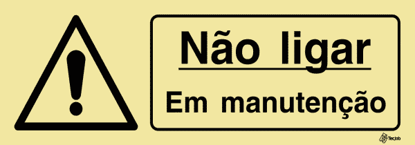 Sinalética Não Ligar Em Manutenção - IS0406