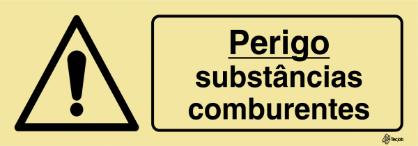 Sinalética Perigo Substâncias Comburentes - IS0416