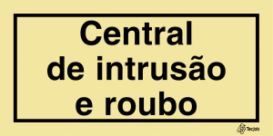 Sinalética Central de Intrusão e Roubo - IS0432