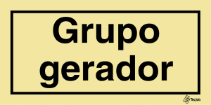 Sinalética Grupo Gerador - IS0437
