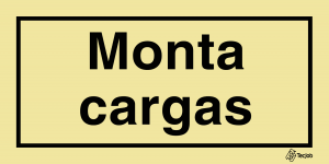 Sinalética Monta Cargas - IS0438