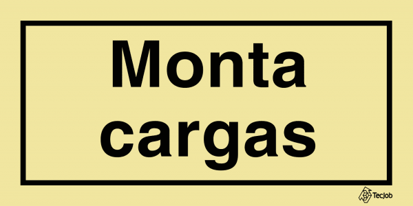 Sinalética Monta Cargas - IS0438