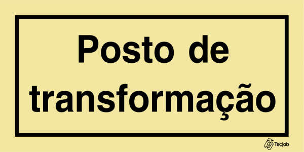 Sinalética Posto de Transformação - IS0442