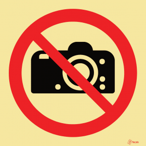 Sinalética Proibida a Entrada com Máquinas Fotográficas - PR0285